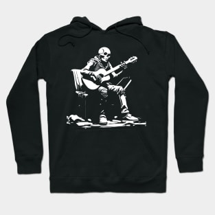 skeleton rock n roll Hoodie